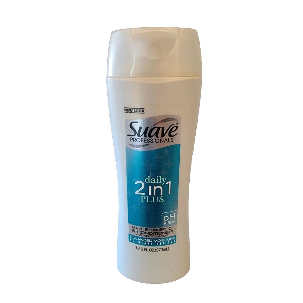 Suave Professionals Daily 2 in 1 Plus Shampoo Conditioner Moisture 12.6 oz